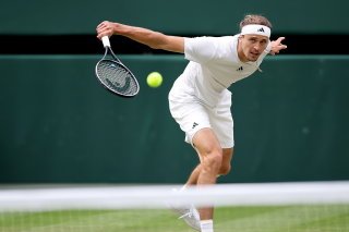 Alexander Zverev est en huitièmes de finale de Wimbledon. KEYSTONE/EPA/ADAM VAUGHAN