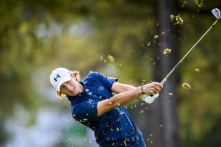 Cedric Gugler pointe au 9e rang après deux tours à Crans KEYSTONE/JEAN-CHRISTOPHE BOTT