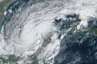 Qualifié d'"extrêmement dangereux", l'ouragan devrait entraîner des vents violents sur la péninsule du Yucatan lundi et mardi. KEYSTONE/AP