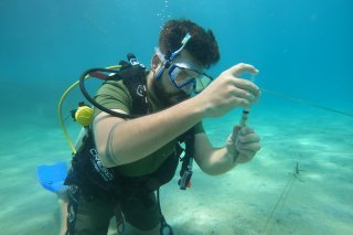 Benoît Salamin lors de son stage au Panama.