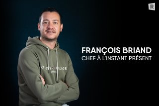 Le chef François Briand du restaurant L'Instant Présent
