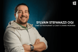 Sylvain Stefanazzi Ogi, chef du restaurant Le Casy à Crans-Montana