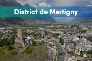 Le district de Martigny compte 10 communes. (Image d'illustration)