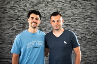 Julien Bonvin et son coach Julien Quennoz