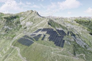 Photomontage aérien du projet des Grands Plans.