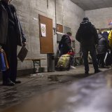 La Ville de Genève prolonge son plan grand froid jusqu'à lundi matin (image d'illustration). KEYSTONE/MARTIAL TREZZINI