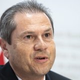 Le président de Ruag Remo Lütolf ne se présentera pas pour un nouveau mandat. (archives) KEYSTONE/PETER SCHNEIDER