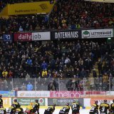 Berne domine toujours le classement du nombre de spectateurs en National League avec plus de 15'800 spectateurs de moyenne par match KEYSTONE/CHRISTIAN BEUTLER