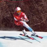 Théo Gmür en action lors des Jeux Paralympiques d'hier en 2022