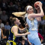 Nadia Constantin (au centre) est un des piliers du BBC Troistorrents depuis de nombreuses saisons.