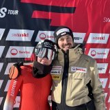 Valentine Lagger et Lucas Richard, deux espoirs du skicross valaisan