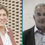 Christel Duc et son challenger Eric Morand