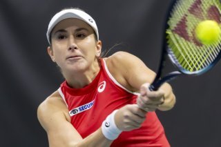 Un succès sans histoire pour Belinda Bencic. KEYSTONE/EPA/SALVATORE DI NOLFI
