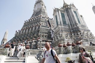 La Thaïlande a accueilli plus 35 millions de visiteurs en 2024. Ici, Bangkok. (archive) KEYSTONE/EPA/RUNGROJ YONGRIT