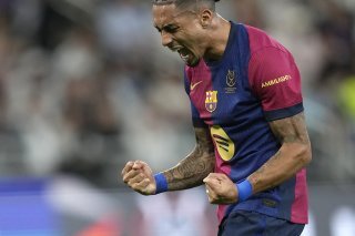 Un doublé pour Raphinha KEYSTONE/AP/Altaf Qadri