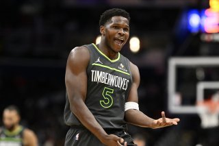 Anthony Edwards a sorti le grand jeu dans l'ultime quarter. KEYSTONE/AP/Nick Wass