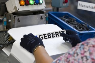 Le chiffre d'affaires 2024 de Geberit s'est révélé conforme aux prévisions (archives). KEYSTONE/STEFFEN SCHMIDT