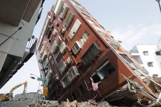 Images d'un précédent séisme à Taïwan,en avril dernier (Archives). KEYSTONE/AP/CHIANG YING-YING