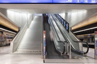 Une partie des étages inférieurs à la gare centrale de Zurich a dû être bouclée dimanche (image symbolique). KEYSTONE/GAETAN BALLY