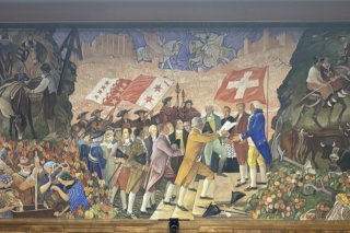 La fresque d'Ernest Biéler