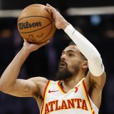 Trae Young a brillé mardi face aux Hornets KEYSTONE/AP/Nell Redmond