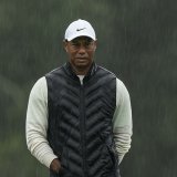 Tiger Woods s'est fendu d'un étonnant poisson d'avril mardi KEYSTONE/AP/Charlie Riedel