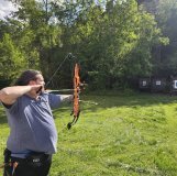 Yvano Pacifico, président des Archers des Trois Aigles à Granges.