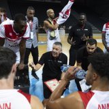 La Suisse d'Ilias Papatheodorou connaît ses adversaires potentiels sur le chemin menant au Mondial 2027 KEYSTONE/PETER KLAUNZER