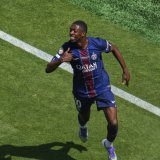 Ousmane Dembélé vient d'inscrire le 2-0 pour un PSG impitoyable. KEYSTONE/AP/Pamela Smith