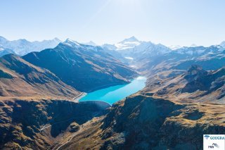 Le barrage de Moiry.