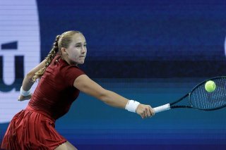 Le compteur s'est arrêté à 13 pour Mirra Andreeva. KEYSTONE/EPA/CRISTOBAL HERRERA-ULASHKEVICH