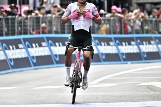 Belle victoire de Richard Carapaz KEYSTONE/EPA/LUCA ZENNARO