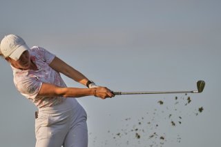 Chiara Tamburlini pointait à 1 coup de la tête après le 1er tour de l'US Open KEYSTONE/AP/Jeff Roberson