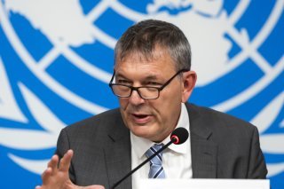 Le chef de l'agence des Nations unies pour les réfugiés palestiniens Philippe Lazzarini a fait état de "pertes massives" parmi les civils affamés dimanche à Gaza (archives). KEYSTONE/SALVATORE DI NOLFI