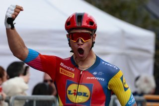 Jonathan Milan s'est imposé à Issoire KEYSTONE/EPA ANSA/ROBERTO BETTINI / ANSA