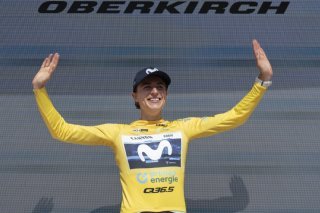 Marlen Reusser toujours en jaune. KEYSTONE/GIAN EHRENZELLER