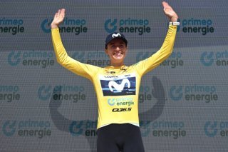 Un jour en plus en jaune pour Marlen Reusser KEYSTONE/EPA/GIAN EHRENZELLER