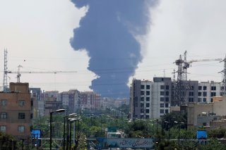 Israël bombarde l'Iran depuis quatre jours. KEYSTONE/EPA/ABEDIN TAHERKENAREH