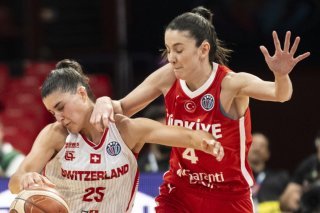 Nancy Fora et les Suissesses n'ont pas démérité face à la Turquie KEYSTONE/ALESSANDRO DELLA VALLE