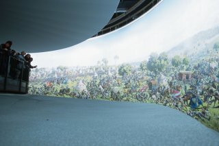 Le Panorama de la bataille de Morat avait été parmi les pavillons les plus visités lors de l'exposition nationale Expo.02 (archives). KEYSTONE/GAETAN BALLY