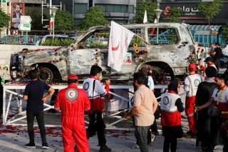 Téhéran sous le feu nourri d'Israël. KEYSTONE/EPA/HANDOUT