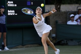 Belinda Bencic s'est hissée sans difficulté au 2e tour à Wimbledon KEYSTONE/EPA/TOLGA AKMEN