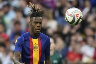 Nico Williams, ici sous le maillot de l'Espagne, reste finale à l'Athletic Bilbao KEYSTONE/AP/Matthias Schrader