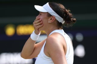 Amanda Anisimova n'y croit pas: elle jouera samedi la finale de Wimbledon KEYSTONE/EPA/ADAM VAUGHAN