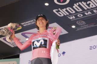 Marlen Reusser a perdu le maillot rose KEYSTONE/AP/Massimo Paolone/Lapresse