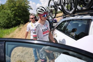 Joao Almeida n'a pas pu continuer le Tour de France KEYSTONE/EPA/CHRISTOPHE PETIT TESSON