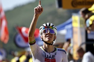 Tadej Pogacar simplement beaucoup trop fort KEYSTONE/EPA/CHRISTOPHE PETIT TESSON