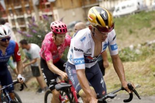 Remco Evenepoel quitte le Tour de France après deux semaines de course. KEYSTONE/EPA/MARTIN DIVISEK