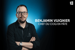 Benjamin Vuignier, chef au restaurant Le Coq en Pâte à Sion