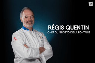 Régis Quentin, chef au Grotto de la Fontaine à Sion